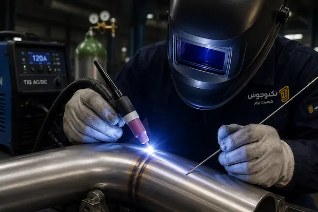 جوشکاری تیتانیوم چیست و روش های جوشکاری بلاگ جوشکاری تیتانیوم با روش TIG توسط جوشکار حرفهای